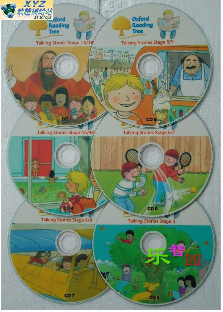 牛津閱讀樹 Oxford Reading Tree Talking Stories Stage 1/1+ 第一篇 英文語言字幕 CD版 (電腦互動英語教學包含有PDF格式的書)